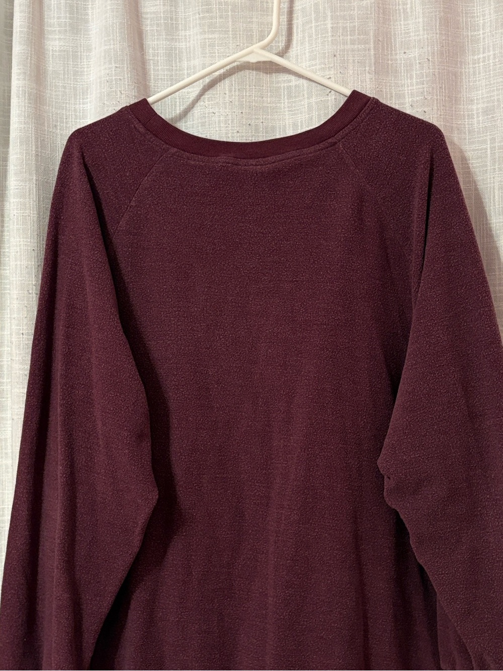 PINK Soft Maroon Graphic Spellout Athletic Sweatshirt - Picture 8 of 12
